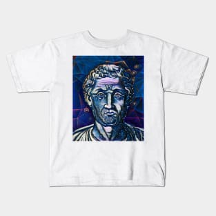 Anicius Manlius Severinus Boethius Portrait | Boethius Artwork 5 Kids T-Shirt